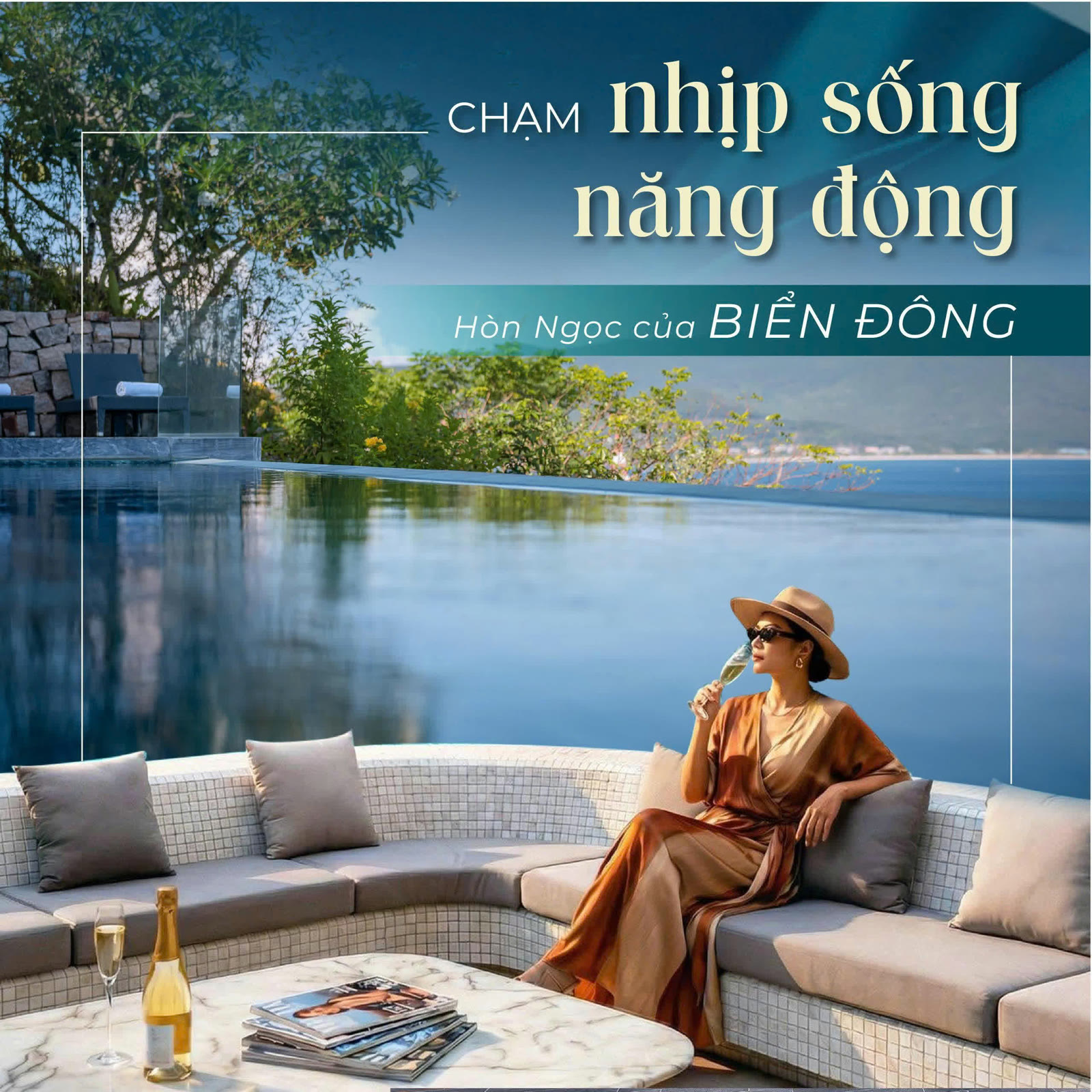 Hồ bơi vô cực hướng biển trên cao 102m