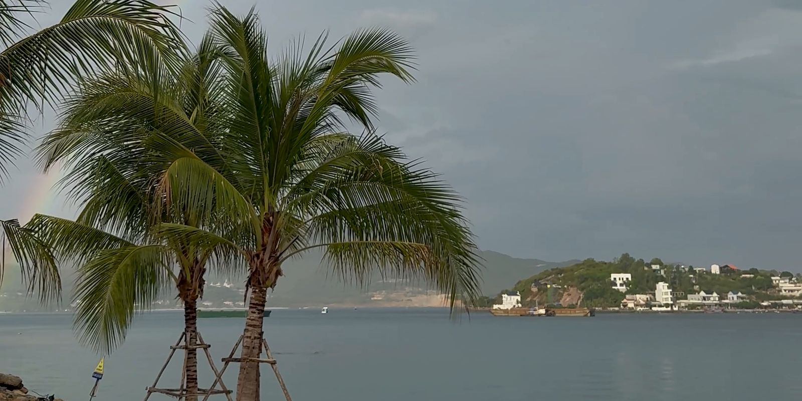 Bờ biển Vĩnh Hoà, Nha Trang — ảnh chụp thực tế tại Vinhomes Pearl Bay, tháng 8/2026
