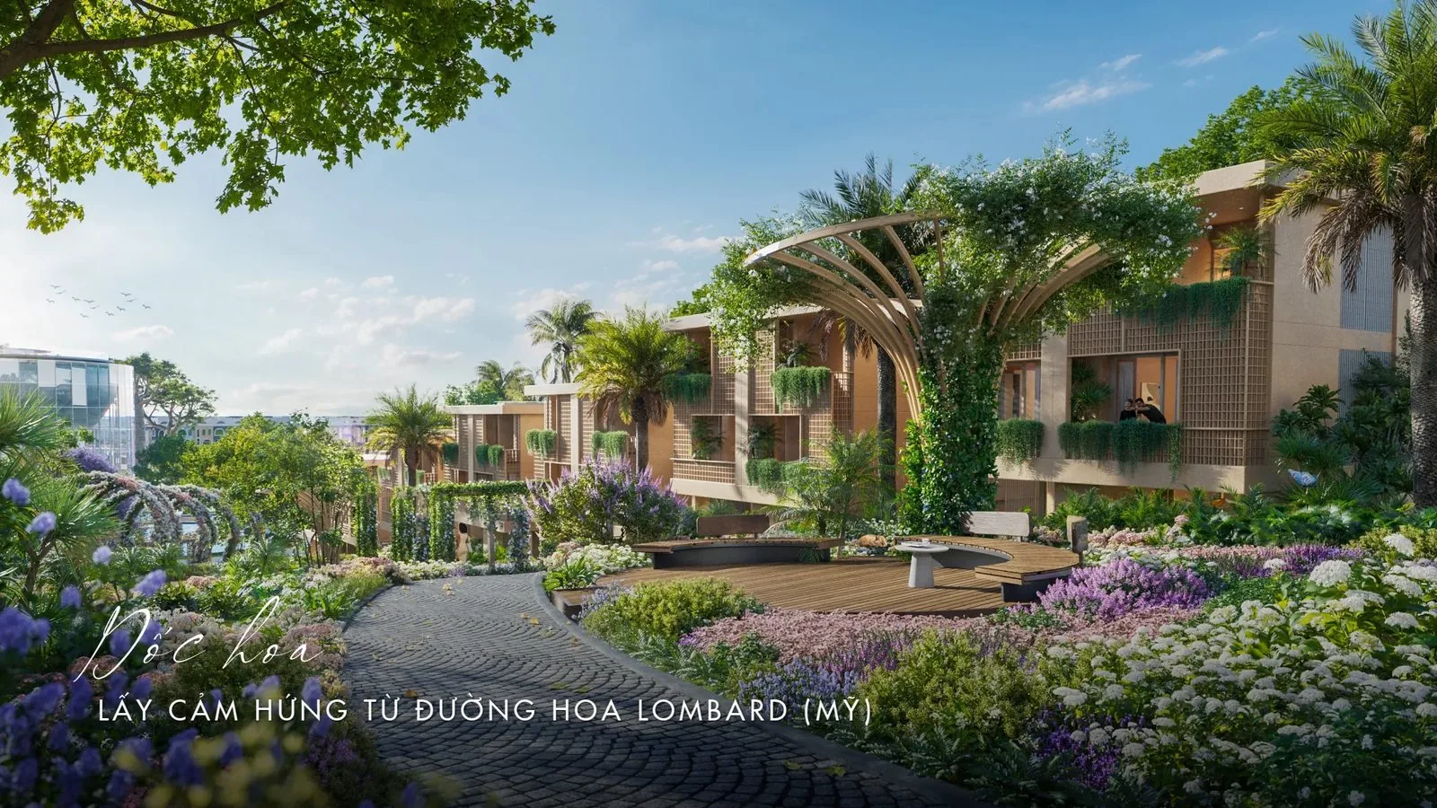 Dốc hoa La Tiên — phối cảnh