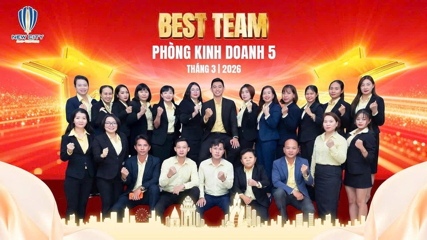 Trưởng phòng kinh doanh — dẫn dắt hơn 30 thành viên — Best Team Phòng Kinh Doanh 5 · tháng 3/2026