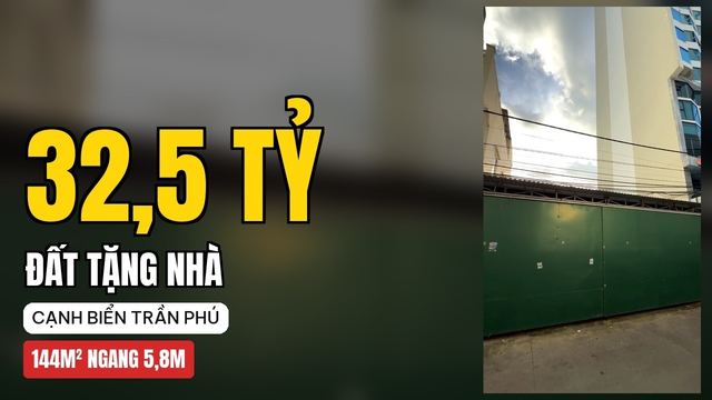Bán đất tặng nhà cạnh biển Trần Phú Nha Trang — Nha Trang