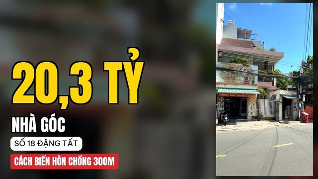 Nhà góc 2 mặt tiền Đặng Tất Nha Trang — Nha Trang