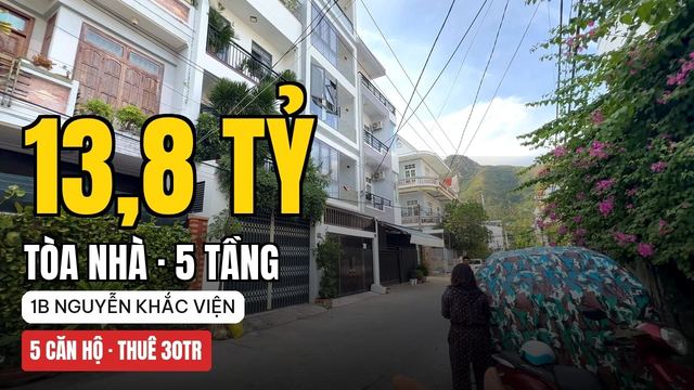 Tòa nhà 5 căn hộ 1B Nguyễn Khắc Viện Nha Trang — Nha Trang