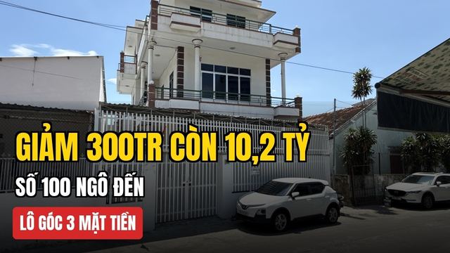 Nhà lô góc 3 mặt tiền Ngô Đến Nha Trang — Nha Trang
