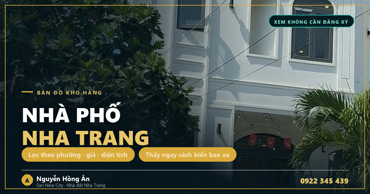 Nhà phố mặt tiền Nha Trang